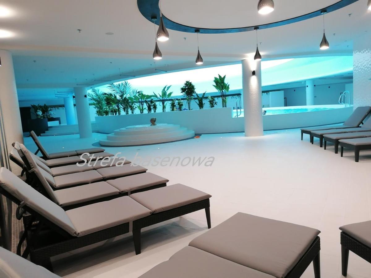 Szczecin Hanza Tower Apartment-Basen Екстериор снимка